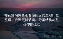 樱花影院免费观看使用后的直观印象整理：资源更新节奏、分类结构与整体使用体验