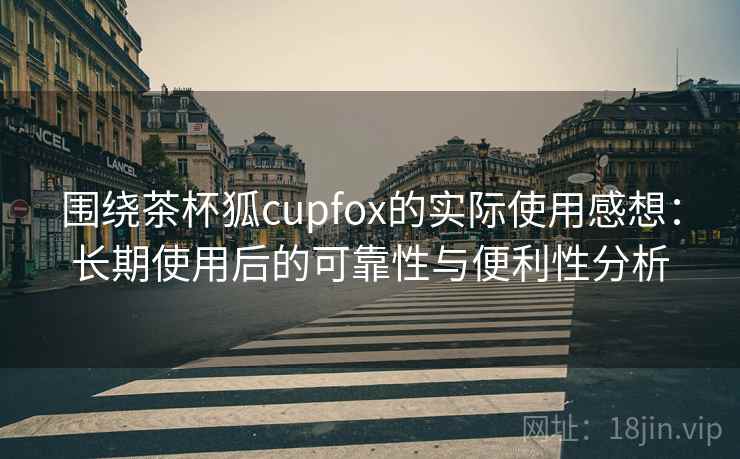 围绕茶杯狐cupfox的实际使用感想:长期使用后的可靠性与便利性分析 第2张 围绕茶杯狐cupfox的实际使用感想:长期使用后的可靠性与便利性分析 第2张