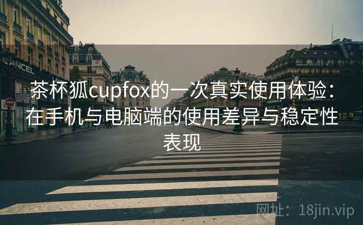 茶杯狐cupfox的一次真实使用体验：在手机与电脑端的使用差异与稳定性表现  第1张